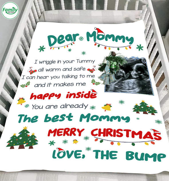 Personalized Gift For Future Mommy I Can Hear You Talking To Me Blanket - PP - TT2411213 1