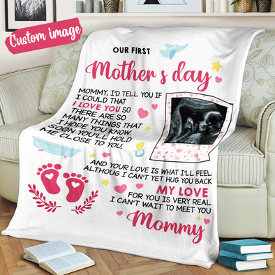 Personalized Gift For Future Mummy Your Love Is What I Will Feel Blanket - MC - TT2102224