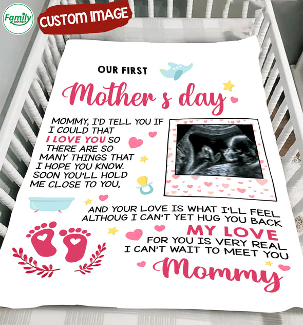Personalized Gift For Future Mummy Your Love Is What I Will Feel Blanket - MC - TT2102224