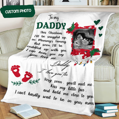 Personalized Gift For Future Daddy I Love You Too Blanket - PP - TT1511215 1