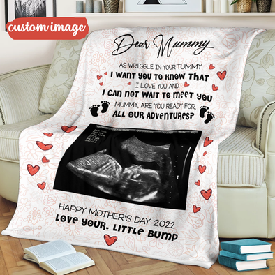 Personalized Gift For Future Mummy Are You Ready For All Our Adventure Blanket - MC - TT1902224