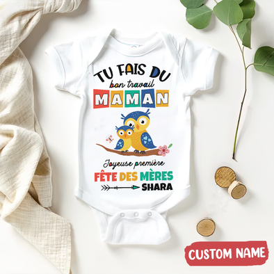 Tu Fais Du Bon Travail Maman Baby Onesie - AD