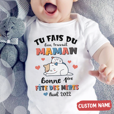 Tu Fais Du Bon Travail Maman Onesie - AD - TT1404227