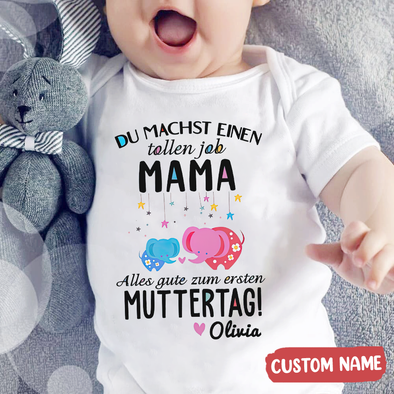 Dumachst Einen Tollen Job Mama Baby Onesie - AD