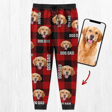 Custom Photo Name Dog Cat Men And Women's Sweatpants Christmas Gift_NT22112022