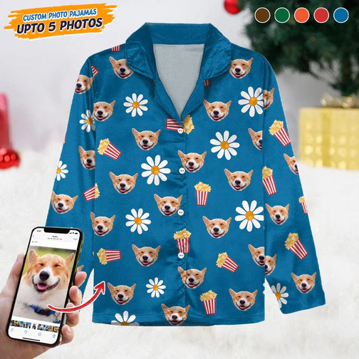 Custom Face Photo With Accessories Pattern Pajamas_NT21112022