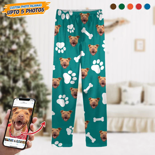 Custom Face Photo With Accessories Pattern Pajamas_NT21112022