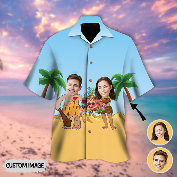 Personalized Couple's Face awaiian Shirt - PP - LT2303222