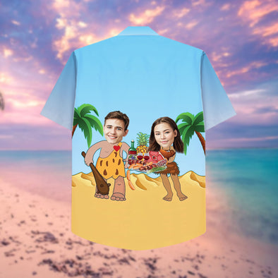 Personalized Couple's Face awaiian Shirt - PP - LT2303222