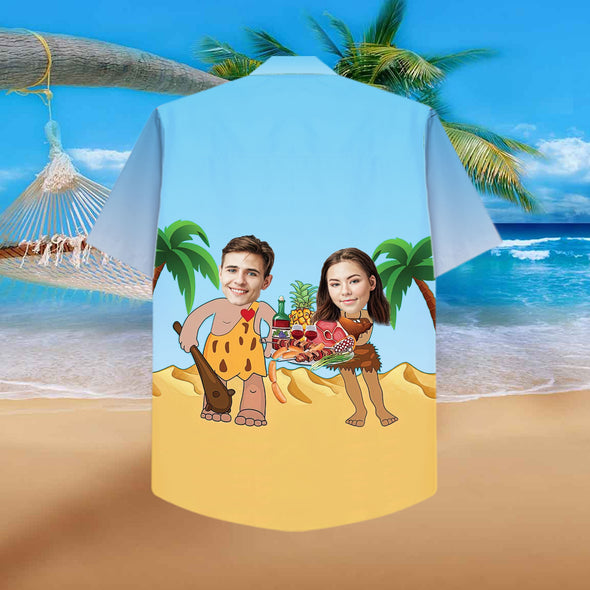 Personalized Couple's Face awaiian Shirt - PP - LT2303222