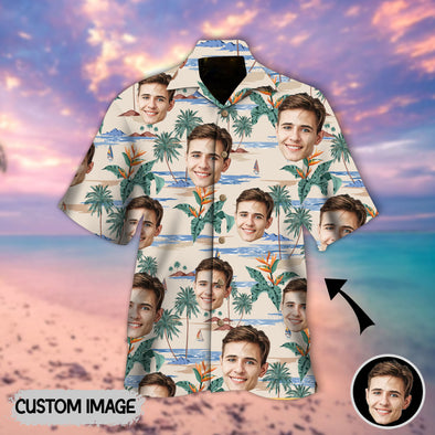 Custom Men's Face Hawaiian Shirt - PP - LT2303223