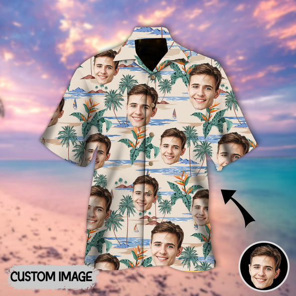 Custom Men's Face Hawaiian Shirt - PP - LT2303223