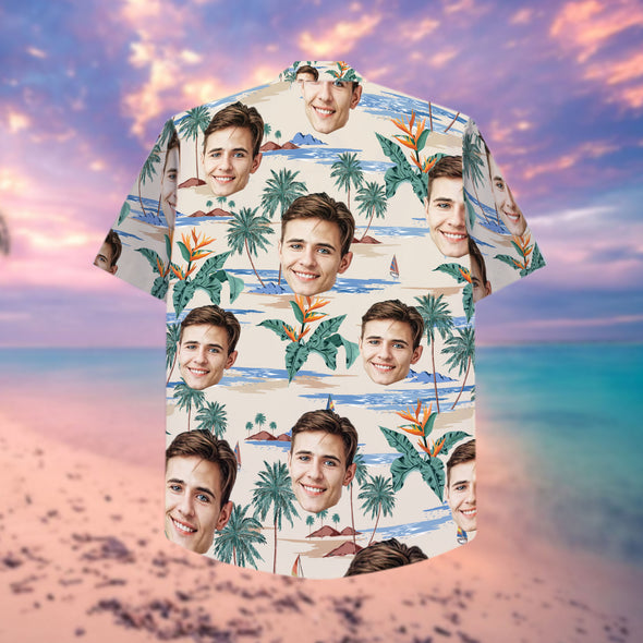 Custom Men's Face Hawaiian Shirt - PP - LT2303223