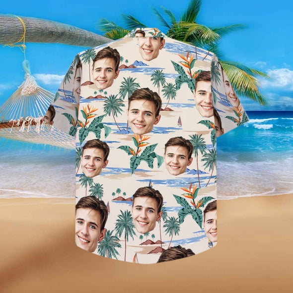 Custom Men's Face Hawaiian Shirt - PP - LT2303223