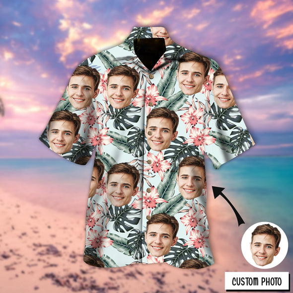 Custom Hawaiian Shirt With Men's Face - PP - LT1803226