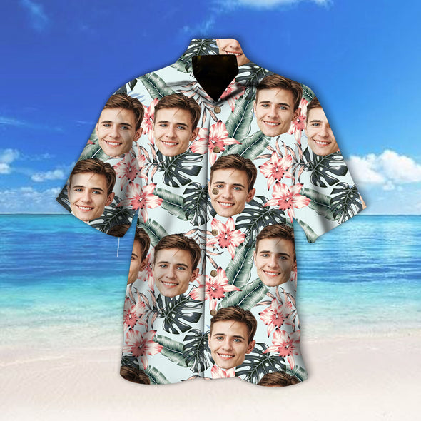 Custom Hawaiian Shirt With Men's Face - PP - LT1803226