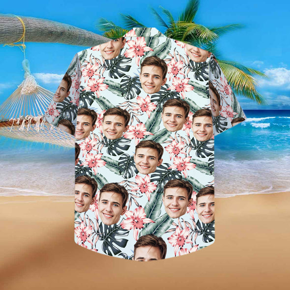 Custom Hawaiian Shirt With Men's Face - PP - LT1803226