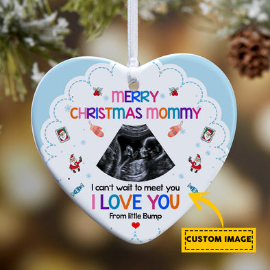 Personalized Gift For Future Mommy Merry Christmas Mommy Ornament - pp - TT1410212