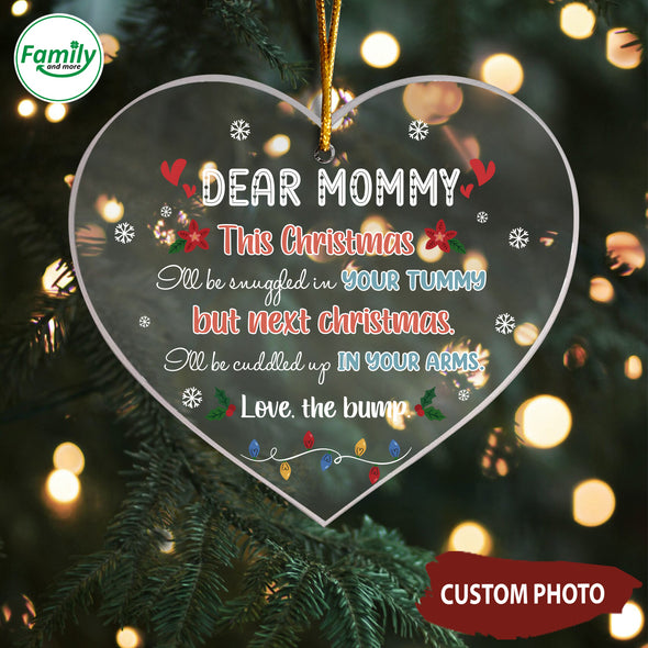 Personalized Gift For Future Mommy This Christmas I'll Be Snuggled Up In Your Tummy Ornament_NT_HB2510224