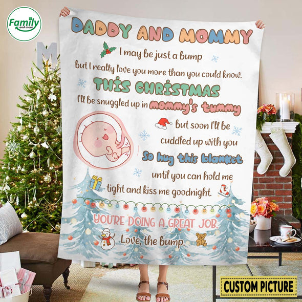 Gift For Future Daddy & Mommy You Are Doing A Great Job Blanket - NT-HB1711223