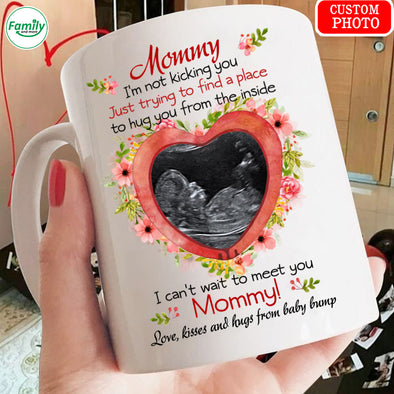 Personalized Gift For Moms Hug You From The Inside Mug