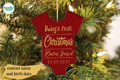 Gift For Future Daddy First Christmas Ornament - Nt