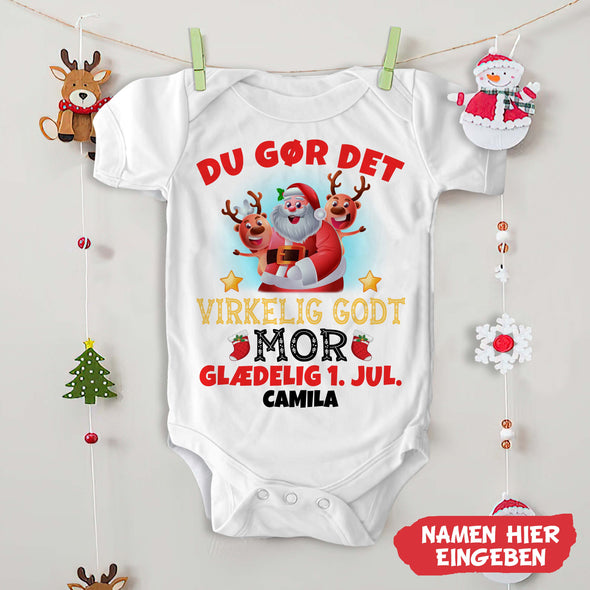 Tilpas Mor Du Gør Det Virkelig Godt Baby Onesie - NT -HB09112224
