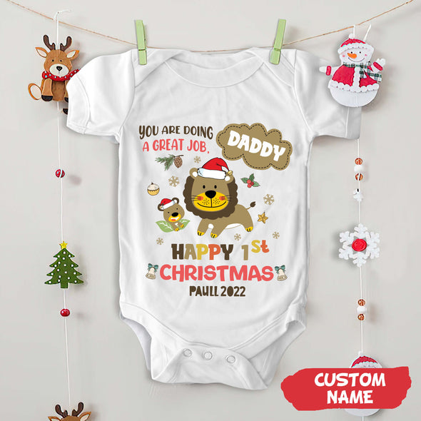 Personalized Gift For Daddy You Are Doing A Great Job Baby Onesie_NT_HB0811221