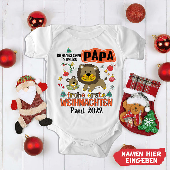 Personalisiert PaPa Du Machst Einen Tollen Job Baby Onesie - NT -HB09112230