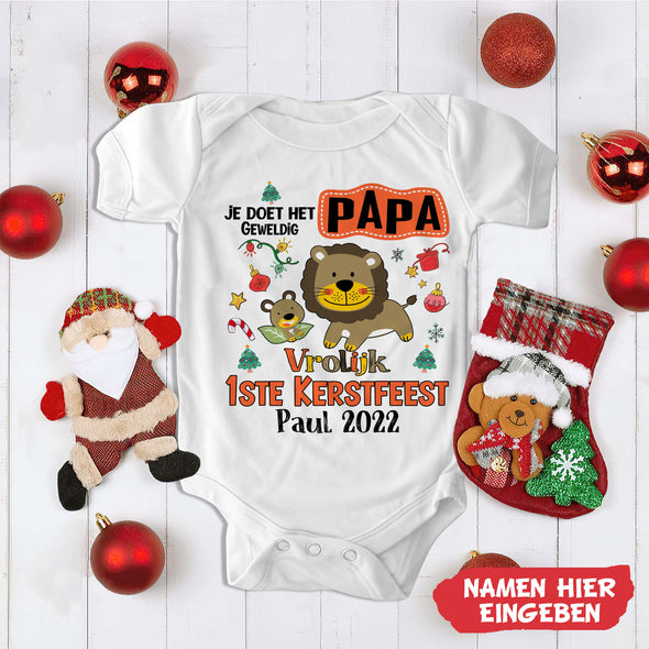 PaPa Je Doet Het Geweldig Baby Onesie - NT-HB09112236