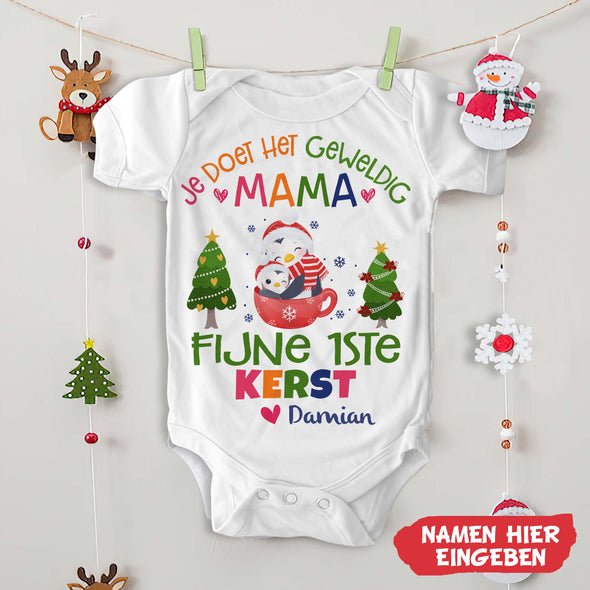 MaMa Je Doet Het Geweldig Baby Onesie - NT-HB09112239