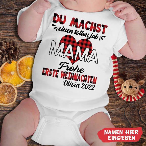 Personalisiert MaMa Du Machst Einen Tollen Job Baby Onesie - NT -HB09112220