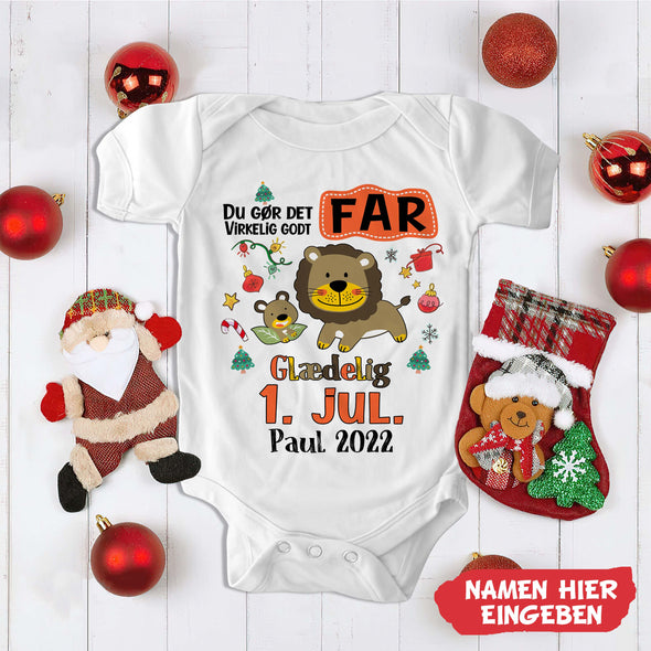 Tilpas Far Du Gør Det Virkelig Godt Baby Onesie - NT -HB09112222