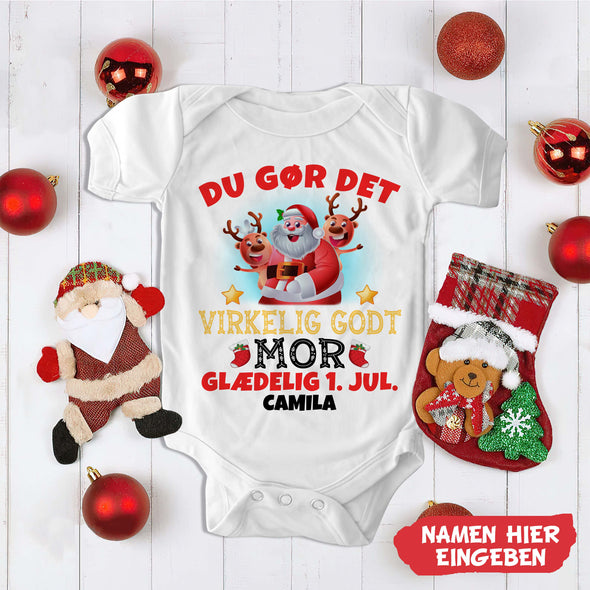 Tilpas Mor Du Gør Det Virkelig Godt Baby Onesie - NT -HB09112224