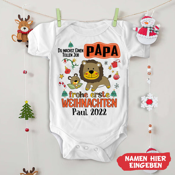 Personalisiert PaPa Du Machst Einen Tollen Job Baby Onesie - NT -HB09112230
