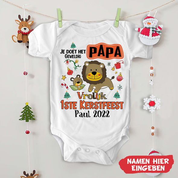 PaPa Je Doet Het Geweldig Baby Onesie - NT-HB09112236