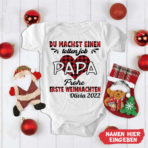 Personalisiert PaPa Du Machst Einen Tollen Job Baby Onesie - NT -HB09112219