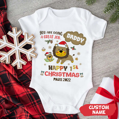 Personalized Gift For Daddy You Are Doing A Great Job Baby Onesie_NT_HB0811221