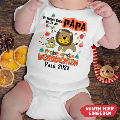 Personalisiert PaPa Du Machst Einen Tollen Job Baby Onesie - NT -HB09112230
