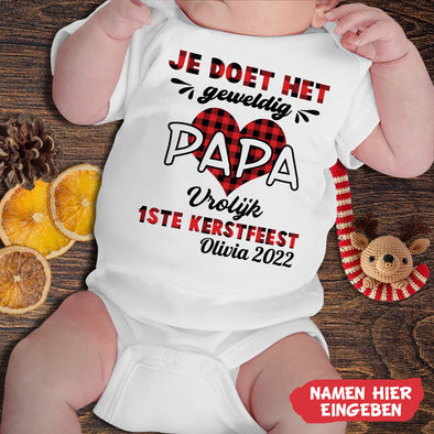 PaPa Je Doet Het Geweldig Baby Onesie - NT-HB09112235