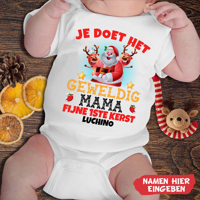 MaMa Je Doet Het Geweldig Baby Onesie - NT-HB09112238