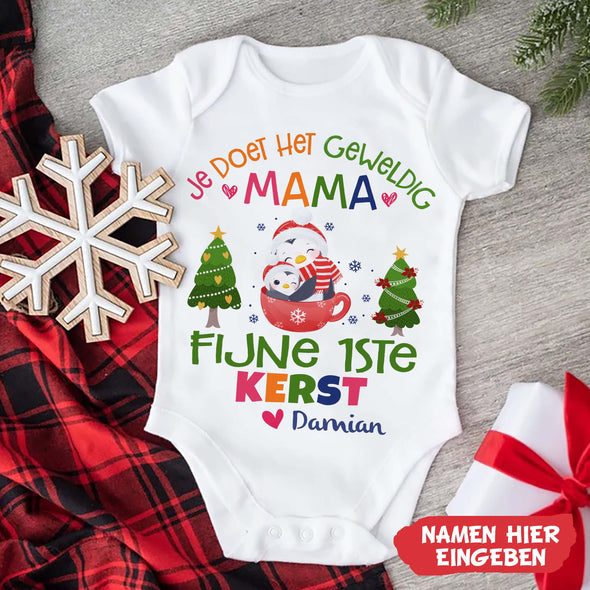 MaMa Je Doet Het Geweldig Baby Onesie - NT-HB09112239
