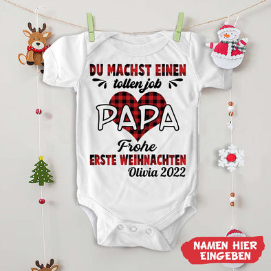 Personalisiert PaPa Du Machst Einen Tollen Job Baby Onesie - NT -HB09112219