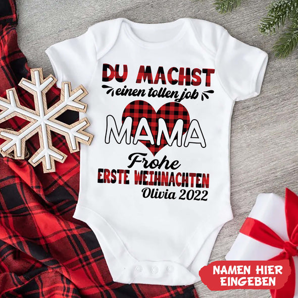 Personalisiert MaMa Du Machst Einen Tollen Job Baby Onesie - NT -HB09112220
