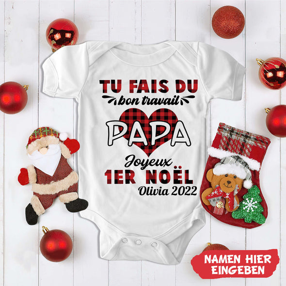 PaPa Tu Fais Du Bon Travail Baby Onesie - NT-HB09112242