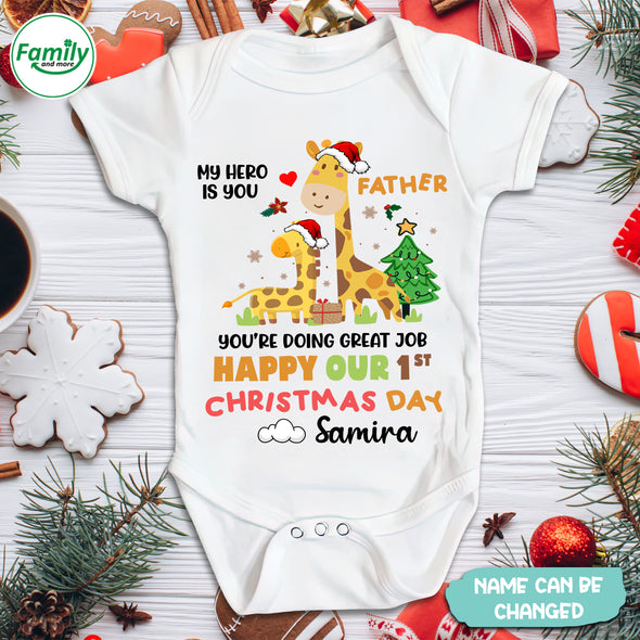 Personalized Gift For Daddy You're Doing A Great Job Baby Onesie - NT - HB2311222