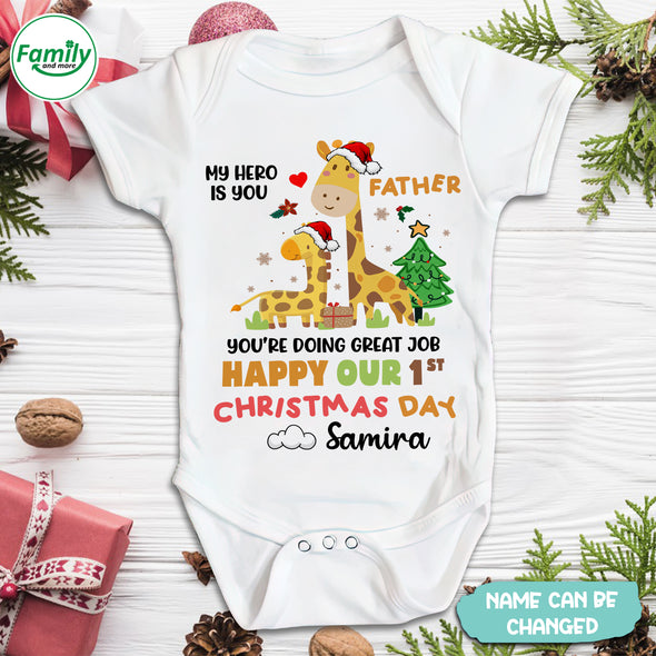 Personalized Gift For Daddy You're Doing A Great Job Baby Onesie - NT - HB2311222