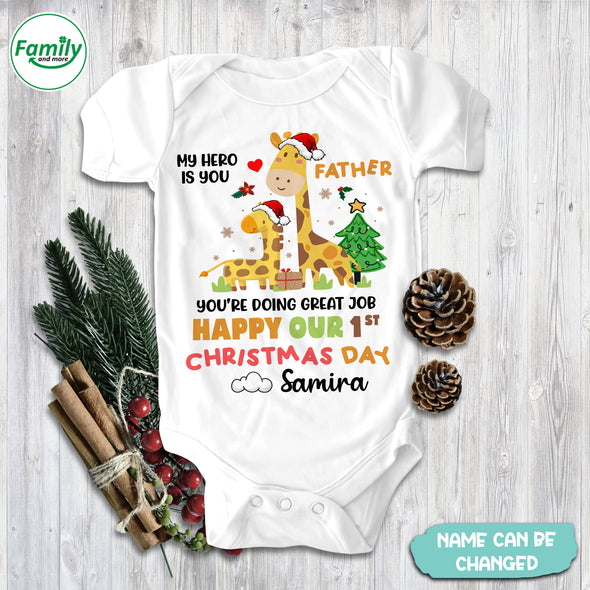 Personalized Gift For Daddy You're Doing A Great Job Baby Onesie - NT - HB2311222