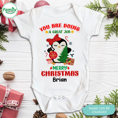 Personalized Gift For Daddy And Mommy You're Doing A Great Job Baby Onesie - NT - HB0710224