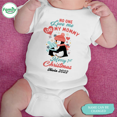 Personalized Gift For Mommy No One Love Me Like my Mommy Baby Onesie - NT - HB2809224